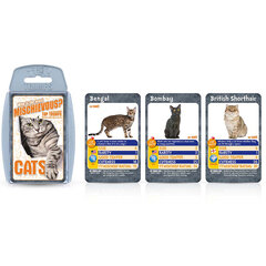 Winning Moves Cats Žaidimo kortos Top Trumps (Anglų) kaina ir informacija | Stalo žaidimai, galvosūkiai | pigu.lt