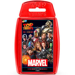 Winning Moves Marvel Cinematic Universe Žaidimo kortos Top Trumps (Anglų) kaina ir informacija | Stalo žaidimai, galvosūkiai | pigu.lt