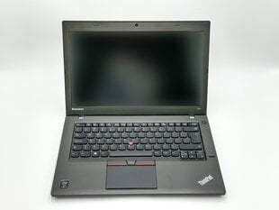 Nešiojamas kompiuteris Lenovo ThinkPad T450 14,1 1600x900 Intel i5-5200U 8GB 256GB Intel HD Graphics 5500 WIN10PRO RENEW kaina ir informacija | Nešiojami kompiuteriai | pigu.lt