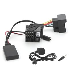 59,1 colio Bluetooth 5.0 AUX kabelio garso adapteris su mikrofonu, tinka E60 E63 E64 E65 E66 E87 kaina ir informacija | USB adapteriai gamyklinei garso sistemai | pigu.lt