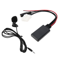 Mikrofono adapterio pagalbinio garso laidas Bluetooth 5.0 150 cm ilgio pakeitimas, skirtas Mazda 2/ 3/ 5/ 6 kaina ir informacija | USB adapteriai gamyklinei garso sistemai | pigu.lt