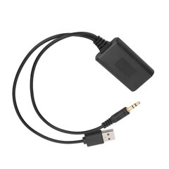 12V nešiojamas automobilinis radijas BT garso adapteris Aux kabelis tinka E90 E91 E92 E93 juodas kaina ir informacija | USB adapteriai gamyklinei garso sistemai | pigu.lt