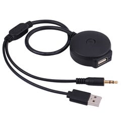 Automobilinis belaidis „Blutooth Audio“ 3,5 mm AUX USB adapterio laidas, skirtas BMW ir „Mini Cooper“ kaina ir informacija | USB adapteriai gamyklinei garso sistemai | pigu.lt