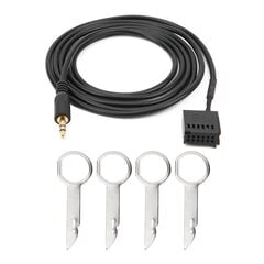 Automobilio AUX kabelio garso adapterio keitimas, skirtas Ford Focus/Mondeo C-Max Fusion 6000CD 3,5 mm lizdui kaina ir informacija | USB adapteriai gamyklinei garso sistemai | pigu.lt