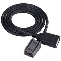 60 cm automobilio USB 2.0 AUX įvesties adapterio kabelio garso prailginimo laidas, skirtas „Honda Mitsubishi 2009“ ir toliau kaina ir informacija | USB adapteriai gamyklinei garso sistemai | pigu.lt