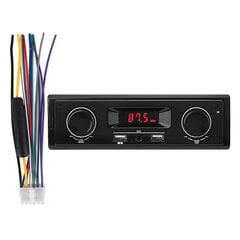 2V Bluetooth automobilinis FM Aux WMA WAV MP3 USB LED stereo radijo grotuvas kaina ir informacija | Automagnetolos, multimedija | pigu.lt