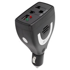 75 W DC12V į kintamosios srovės automobilio maitinimo keitiklio keitiklis USB įkroviklio adapteris kaina ir informacija | Įtampos keitikliai | pigu.lt