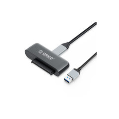 2.5” SATA - USB3.0 adapteris ORICO UTS3-3A su 1m kabeliu kaina ir informacija | Išorinių kietųjų diskų dėklai | pigu.lt