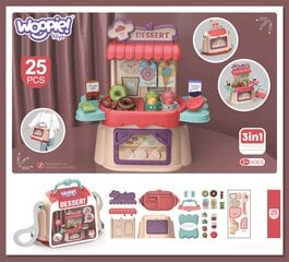 Žaislinė ledainė vaikams Woopie Little Confectioner 3in1 L44817, 25 el. kaina ir informacija | Žaislai mergaitėms | pigu.lt