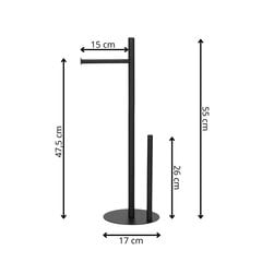 Tualeto popieriaus laikiklis Springos TS0013 55cm kaina ir informacija | Vonios kambario aksesuarai | pigu.lt