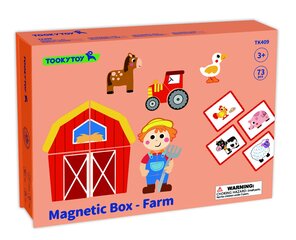 Magnetinė dėlionė ūkis, Tooky Toy L-TK409 kaina ir informacija | Stalo žaidimai, galvosūkiai | pigu.lt