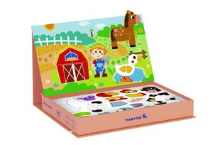 Magnetinė dėlionė ūkis, Tooky Toy L-TK409 kaina ir informacija | Stalo žaidimai, galvosūkiai | pigu.lt