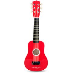 Medinė gitara vaikams Viga Toys L-50691 raudona цена и информация | Развивающие игрушки | pigu.lt