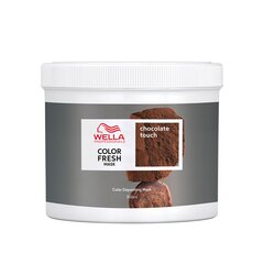 Kaukė plaukams suteikianti atspalvį Wella Color Fresh Mask Chocolate Touch 500 ml kaina ir informacija | Priemonės plaukų stiprinimui | pigu.lt