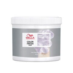 Kaukė plaukams suteikianti atspalvį Wella Color Fresh Mask Pearl Blonde 500 ml kaina ir informacija | Priemonės plaukų stiprinimui | pigu.lt