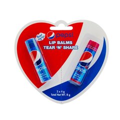 Lūpų balzamų rinkinys Read My Lips Pepsi Lip Balm, 2x4g kaina ir informacija | Lūpų dažai, blizgiai, balzamai, vazelinai | pigu.lt