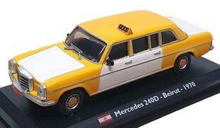 MB W123 Lang Beirut Taxi 240D, 1970, Atlas, 1:43 kaina ir informacija | Kolekciniai modeliukai | pigu.lt