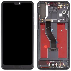 Originalus "Huawei P20 PRO" LCD + jutiklinis ekranas CLT-L09 / L29 (restauruotas) Rėmelis juodas kaina ir informacija | Telefonų dalys ir įrankiai jų remontui | pigu.lt