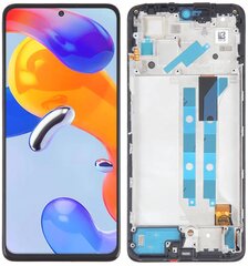 LCD + jutiklinis ekranas Xiaomi Redmi Note 11 Pro 4G / Pro 5G 2022 OLED rėmelis juodas kaina ir informacija | Telefonų dalys ir įrankiai jų remontui | pigu.lt