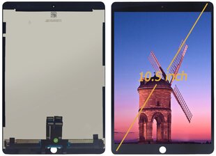 Originalus LCD + jutiklinis ekranas Apple iPad Pro 10.5 2017 A1701 A1709 (restauruotas) Juodas kaina ir informacija | Telefonų dalys ir įrankiai jų remontui | pigu.lt