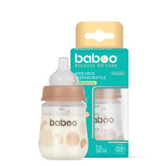 Baboo antikolinis maitinimo buteliukas, 150 ml, 0+ mėn, Au Naturale kaina ir informacija | Buteliukai kūdikiams ir jų priedai | pigu.lt