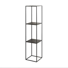 Knygų staliukas TENSIO PILLAR 3F 140x30 - juodas kaina ir informacija | Lentynos | pigu.lt