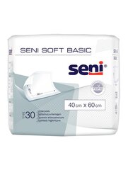 Seni Soft Basic paklotai 40x60pak 30 vnt. цена и информация | Товары для кормления | pigu.lt