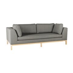 3 sėdimų vietų sofa AMBIENT WOOD - kvarc(ml84), natūrali kaina ir informacija | Sofos | pigu.lt