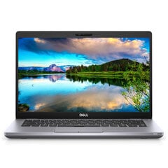 DELL 5410 14 1920x1080 i7-10610U 8GB 256SSD M.2 NVME WIN11Pro RENEW kaina ir informacija | Nešiojami kompiuteriai | pigu.lt