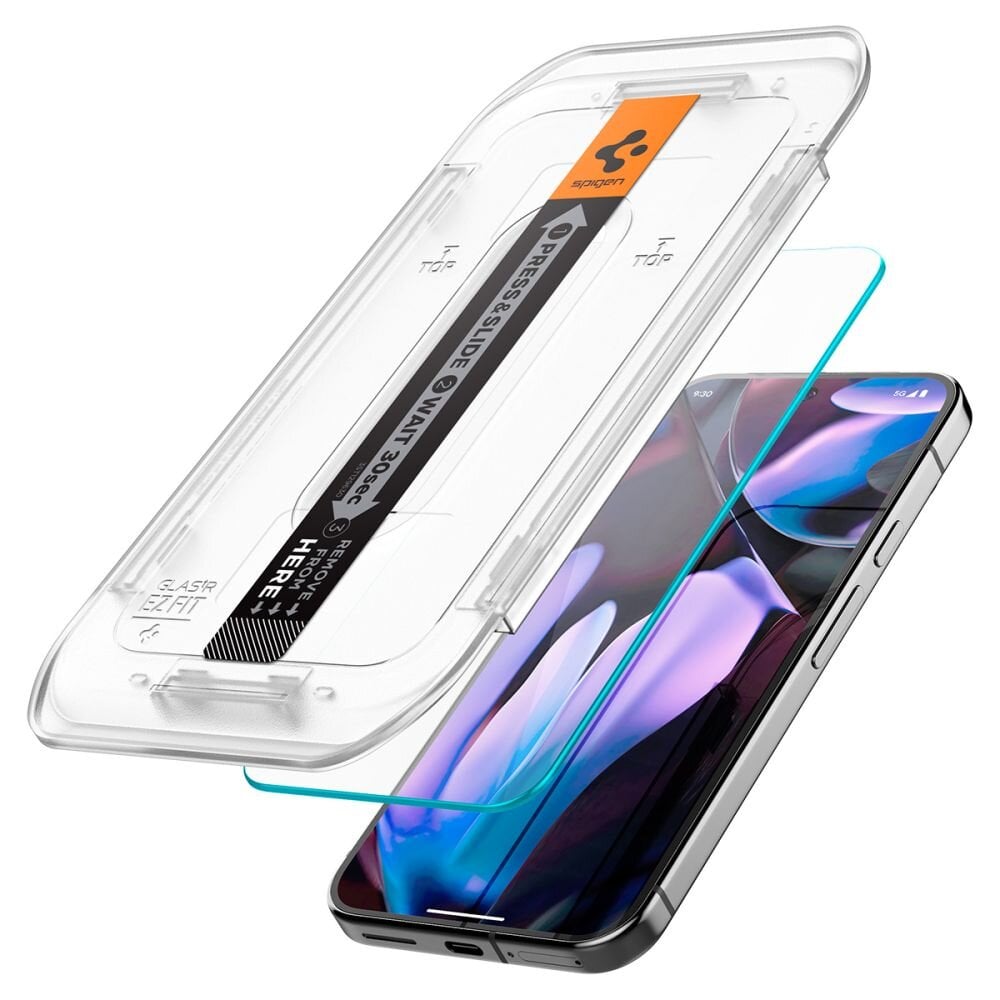 Spigen Glas.Tr Ez Fit kaina ir informacija | Apsauginės plėvelės telefonams | pigu.lt