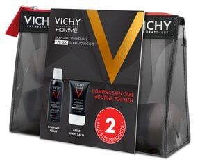 VICHY Homme dovanų rinkinys-maišelis, 200ml+75ml kaina ir informacija | Skutimosi priemonės ir kosmetika | pigu.lt