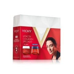 Veido priežiūros rinkinys Vichy LiftActiv Collagen Specialist, 50 ml + 50 ml kaina ir informacija | Veido kremai | pigu.lt