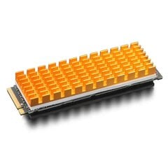 .2 Heatsink Cooler 2280 SSD mechaninis kietasis diskas Heat Sink Aliuminis Heat Sink Cooler, skirtas nešiojamojo kompiuterio Notebo kaina ir informacija | Žaidimų kompiuterių priedai | pigu.lt