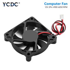 4vnt 6010 Brushless Fan DC 12V 60X60X10mm Kompiuterio PC CPU Korpusas Aušinimo ventiliatorius 6cm 60mm USB 2PIN Aušintuvo ventiliatoriai 4900-6050 RPM цена и информация | Аксессуары для компьютерных игр | pigu.lt