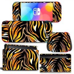 „Leopard“ odos dangtelio lipduko lipdukas, skirtas „Switch OLED“ konsolei „Joy-con“ valdiklio doko odai, vinilo apsauginės plėvelės lipdukas kaina ir informacija | Žaidimų kompiuterių priedai | pigu.lt