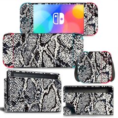 „Leopard“ odos dangtelio lipduko lipdukas, skirtas „Switch OLED“ konsolei „Joy-con“ valdiklio doko odai, vinilo apsauginės plėvelės lipdukas kaina ir informacija | Žaidimų kompiuterių priedai | pigu.lt