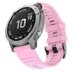 Skirta Garmin Fenix 6 22 mm silikoninei išmaniojo laikrodžio apyrankei kaina ir informacija | Laikrodžiai | pigu.lt