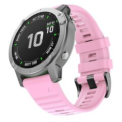 Skirta Garmin Fenix 6 22 mm silikoninei išmaniojo laikrodžio apyrankei kaina ir informacija | Laikrodžiai | pigu.lt