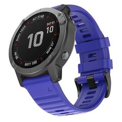 Skirta Garmin Fenix 6 22 mm silikoninei išmaniojo laikrodžio apyrankei kaina ir informacija | Laikrodžiai | pigu.lt