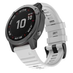 Skirta Garmin Fenix 6x 26 mm silikoninio išmaniojo laikrodžio apyrankei kaina ir informacija | Laikrodžiai | pigu.lt