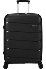 Vidutinis lagaminas American Tourister Air Move Spinner Black M 66cm, juodas kaina ir informacija | Lagaminai, kelioniniai krepšiai | pigu.lt