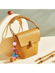 Pom Pom & Tassel Decor Bag Charm Mielas Raktų Pakabukas Piniginė Krepšys Kuprinė Automobilinis Charm Ausinių Priedas Dovana Mamai Krepšys Priedai Dovana, Dovana, Priedai, D цена и информация | Женские сумки | pigu.lt