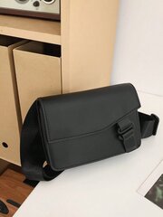 Mini atverčiamas dangtelis kvadratinis pečių krepšys Unisex nešiojamas Crossbody krepšys darbui, apsipirkimui, kelionėms цена и информация | Женские сумки | pigu.lt