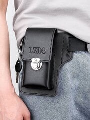 Naujas mini mažas mobilusis telefonas nuo vagystės „Fanny Pack“ vyriškas darbinis mobiliojo telefono krepšys, diržinis krepšys iš PU odos verslo kasdienis minimalistinis, skirtas kelionių biurui „Waterpoof Po“ kaina ir informacija | Moteriškos rankinės | pigu.lt