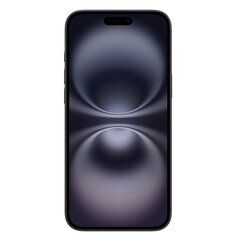 Сonnect Corning Gorilla Ultra Strong 3D Glass for Apple iPhone 16 Plus Juodos kraštai kaina ir informacija | Apsauginės plėvelės telefonams | pigu.lt