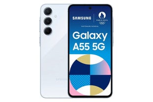 Telefonas Samsung Galaxy A55 5G Ice Blue цена и информация | Мобильные телефоны | pigu.lt