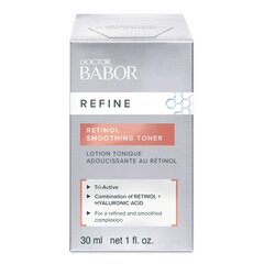 Babor Priešraukšlinis veido tonikas su retinoliu ir hialurono rūgštimi MINI. Retinol Smoothing Toner 30 ml kaina ir informacija | Veido aliejai, serumai | pigu.lt