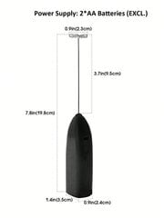 1vnt elektrinis pieno plaktuvas, maitinamas 2vnt Aa baterijomis, buitinis mini rankinis elektrinis kiaušinių plaktuvas virtuvei (baterijos neįeina) цена и информация | Миксеры | pigu.lt