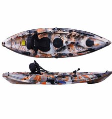 Kajakas, baidarė Galaxy Kayaks - Cruz Pro Angler, oranžinė, 130kg. kaina ir informacija | Valtys ir baidarės | pigu.lt