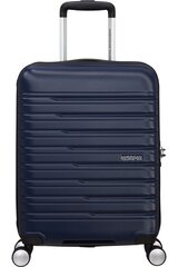 Mažas lagaminas American Tourister Flashline, S, mėlynas kaina ir informacija | Lagaminai, kelioniniai krepšiai | pigu.lt